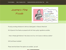 Tablet Screenshot of joannesfinefoods.com